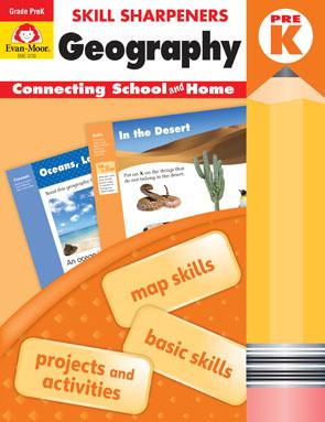 Skill Sharpeners Geography, Grade Prek - Evan-moor Educational Publishers