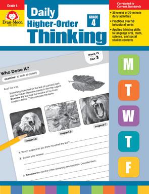 Daily Higher-Order Thinking, Grade 4 - Evan-moor Educational Publishers