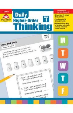 Coperta cărții 'Daily Higher-Order Thinking, Grade 1 - Evan-moor Educational Publishers'