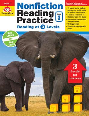 Nonfiction Reading Practice, Grade 3 - Evan-moor Educational Publishers
