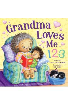 Coperta cărții 'Grandma Loves Me 123 - Kidsbooks'