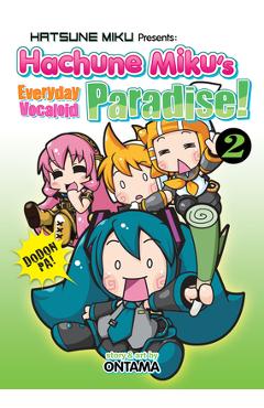 Coperta cărții 'Hatsune Miku Presents: Hachune Miku's Everyday Vocaloid Paradise Vol. 2 - Ontama'