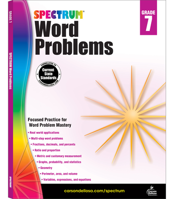 Spectrum Word Problems, Grade 7 - Spectrum
