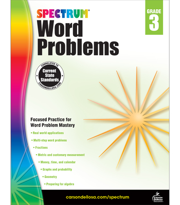 Spectrum Word Problems, Grade 3 - Spectrum