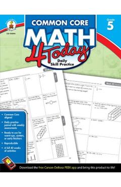 Common Core Math 4 Today, Grade 5 - Erin Mccarthy