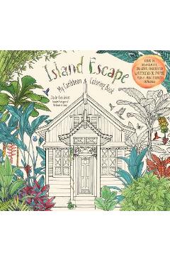 Coperta cărții 'Island Escape: My Caribbean Coloring Book - Jade Gedeon'