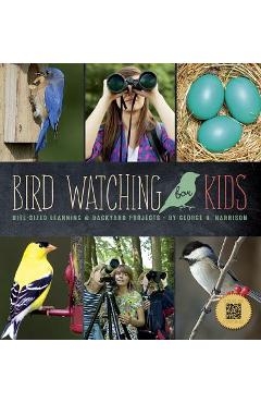 Coperta cărții 'Birdwatching for Kids - George H. Harrison'