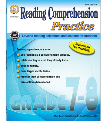 Reading Comprehension Practice, Grades 7-8 - Janet P. Sitter