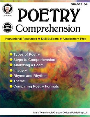 Poetry Comprehension, Grades 6 - 8 - Schyrlet Cameron