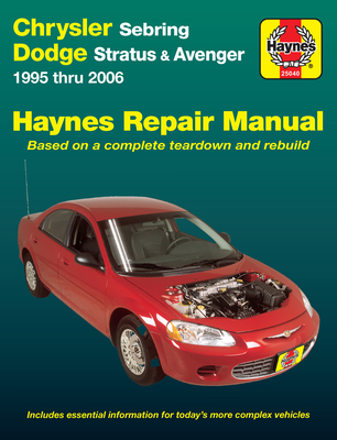 Coperta cărții 'Chrysler Sebring, Dodge Stratus & Avenger 1995 Thru 2006 - Ken Freund'