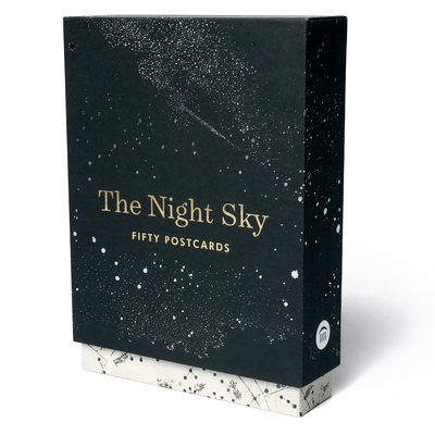 The Night Sky: Fifty Postcards (50 Designs; Archival Images, NASA Ephemera, Photographs, and More in a Gold Foil Stamped Keepsake Box;) - Princeton Architectural Press