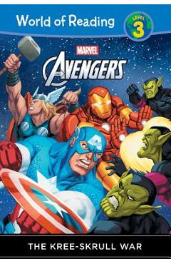 Coperta cărții 'Avengers: Kree-Skrull War: Kree-Skrull War - Thomas Macri'
