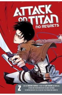 Coperta cărții 'Attack on Titan: No Regrets 2 - Hajime Isayama'