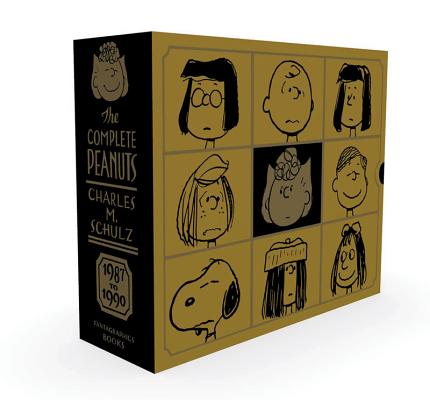 Coperta cărții 'The Complete Peanuts 1987-1990: Gift Box Set - Hardcover - Charles M. Schulz'