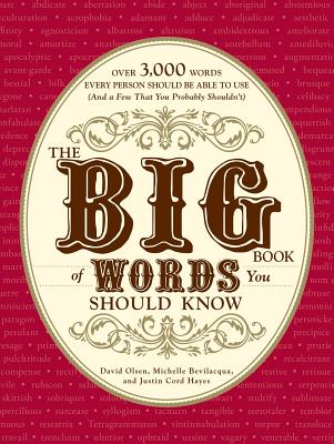 The Big Book of Words You Should Know: Over 3,000 Words Every Person Should Be Able to Use (and a Few That You Probably Shouldn't) - David Olsen