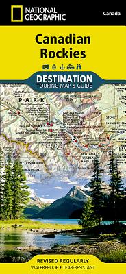 Canadian Rockies Destination Guide Map - National Geographic Maps