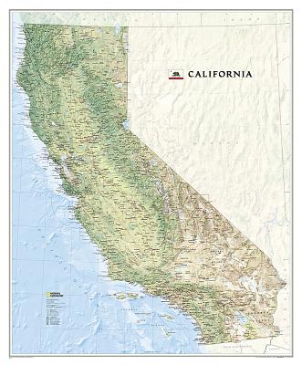 National Geographic: California Wall Map - Laminated (33.5 X 40.5 Inches) - National Geographic Maps