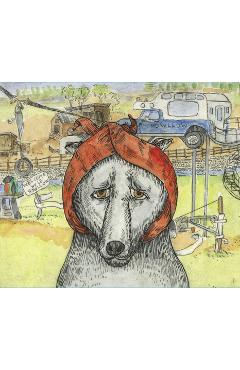 Coperta cărții 'How the Big Bad Wolf Got His Comeuppance - Arthur Geisert'