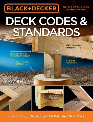 Black & Decker Deck Codes & Standards: How to Design, Build, Inspect & Maintain a Safer Deck - Bruce A. Barker