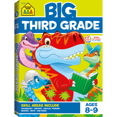 School Zone Big Third Grade Workbook - School Zone