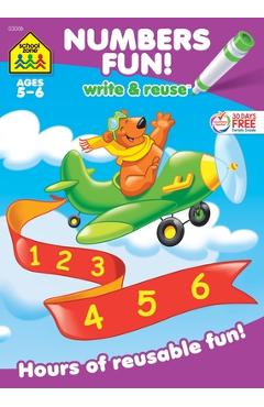 Coperta cărții 'Math Readiness a Wipe-Off Book: Hours of Reusable Fun! - School Zone Publishing'