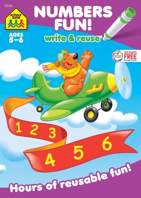 Coperta cărții 'Math Readiness a Wipe-Off Book: Hours of Reusable Fun! - School Zone Publishing'