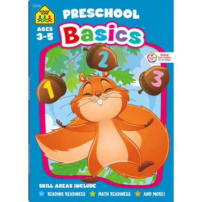 School Zone Preschool Basics 64-Page Workbook - School Zone
