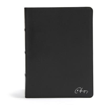 CSB Spurgeon Study Bible, Black Genuine Leather: Study Notes, Quotes, Sermons Outlines, Easy-To-Read Font - Csb Bibles By Holman