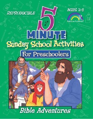 5 Minute Sunday School Activities: Bible Adventures: Preschoolers - Mary J. Davis