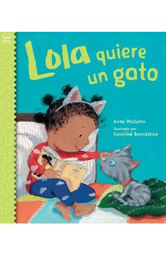 Coperta cărții 'Lola Quiere Un Gato - Anna Mcquinn'