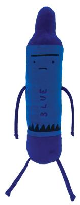 The Day the Crayons Quit Blue 12 Plush - Drew Daywalt