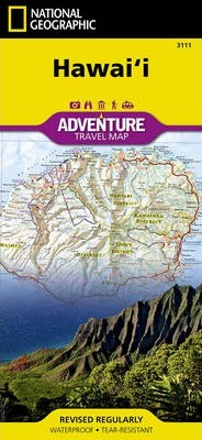 Hawai'i Adventure Travel Map - National Geographic Maps