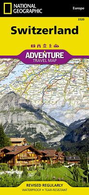 Switzerland Adventure Travel Map - National Geographic Maps