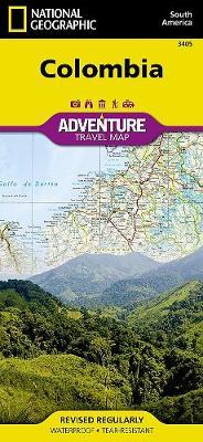 Colombia Adventure Travel Map - National Geographic Maps