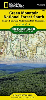Green Mountain National Forest South [robert T. Stafford White Rocks National Recreation Area, Manchester] - National Geographic Maps