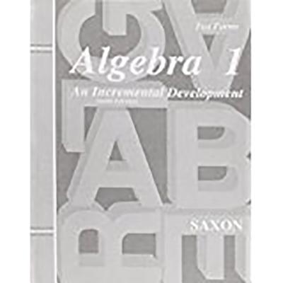 Saxon Algebra 1 Tests Only Third Edition - Jason Roucloux