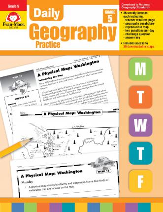 Daily Geography Practice Grade 5: EMC 3714 - Evan-moor Educational Publishers