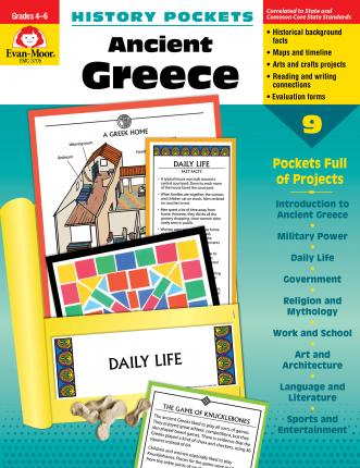 Hist Pocket Ancient Greece Grade 4-6+ - Evan-moor Educational Publishers