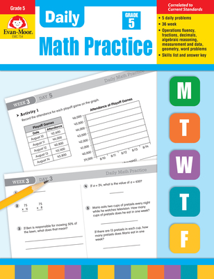 Daily Math Practice, Grade 5 - Evan-moor Educational Publishers