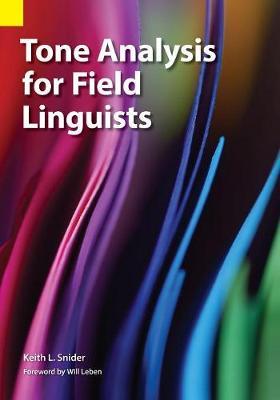 Tone Analysis for Field Linguists - Keith L. Snider