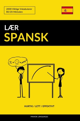 L�r Spansk - Hurtig / Lett / Effektivt: 2000 Viktige Vokabularer - Pinhok Languages