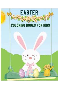 Coperta cărții 'Easter Coloring Books For Kids: Children's Easter Books (A Big Easter Adventure) (Boys And Girls Ages 3-7) - Sandy Brown'