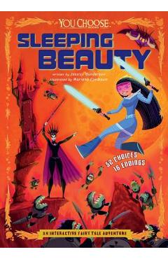 Coperta cărții 'Sleeping Beauty: An Interactive Fairy Tale Adventure - Jessica Gunderson'