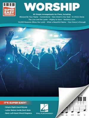 Coperta cărții 'Worship - Super Easy Songbook - Hal Leonard Corp'
