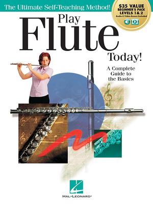 Play Flute Today! Beginner's Pack: Level 1 & 2 Method Book with Audio & Video Access - Kaye Clements