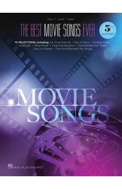 Coperta cărții 'The Best Movie Songs Ever Songbook - Hal Leonard Corp'