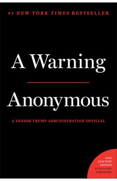 Coperta cărții 'A Warning - Anonymous'