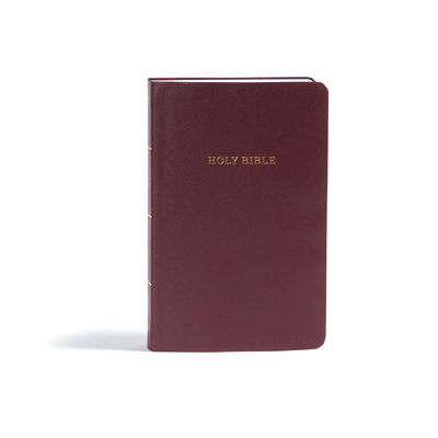 KJV Gift and Award Bible, Burgundy Imitation Leather - Holman Bible Staff