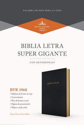 Rvr 1960 Biblia Letra S�per Gigante, Negro Imitaci�n Piel - B&h Espa�ol Editorial