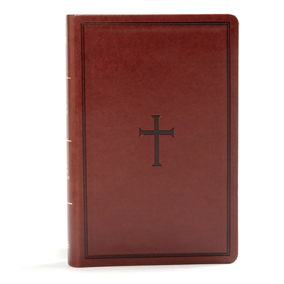 KJV Large Print Personal Size Reference Bible, Brown Leathertouch - Holman Bible Staff